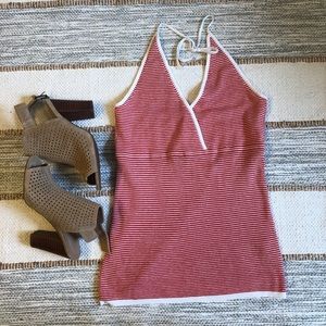 J.Crew Cotton Striped Halter Top NWT